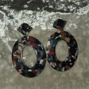 Multicolor Statement Earrings